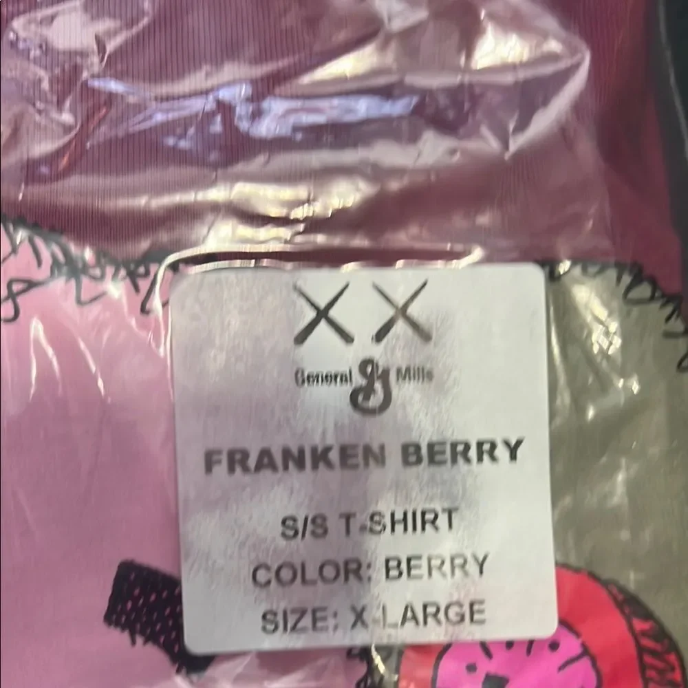 KAWS Pink Short Sleeve Tee
